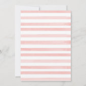 Blumenstrauß Wappen Es ist eine Girl Baby Dusche Einladung (Rückseite)