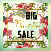 Blumenstrauß Weihnachtsverkaufsfenster Klammern Fensteraufkleber (Blatt 3)