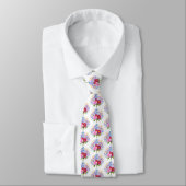 Blumenstrauss White Necktie Krawatte (Gebunden)