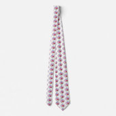 Blumenstrauss White Necktie Krawatte (Rückseite)