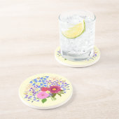 Blumenstrauss Yellow Stone Getränkeuntersetzer (Seite)