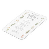 Blumenstrauß zum Geburtstag Magnet (Linke Seite)