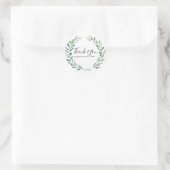 Blumenstrauß-Zweigniederlassung Botanical Dankesch Runder Aufkleber (Tasche)