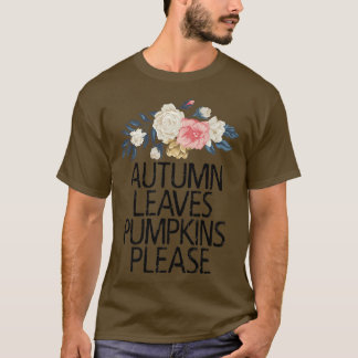 Blumensträuße Blume, Kürbis Herbst bitte T-Shirt