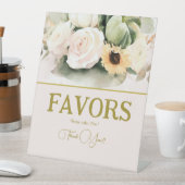 Blumensträuße Brautparty Favoriten Zeichen Sockelschild (In Situ)