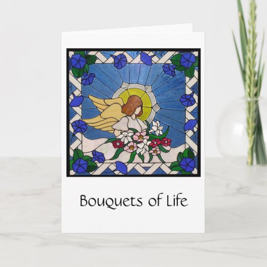 Blumensträuße des Lebens Karte (Vorderseite)