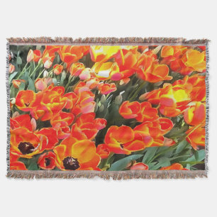 Blumensträuße im Feuer Decke