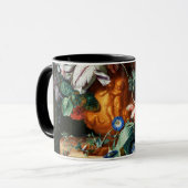 BLUMENSTRÄUSSE IN EINER URNE TASSE (Vorderseite Links)