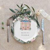 Blumensträuße | Tropische Hochzeit in Marokko Pappteller