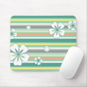 Blumenstreifen_4 Mousepad (Mit Mouse)