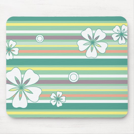 Blumenstreifen_4 Mousepad (Vorne)