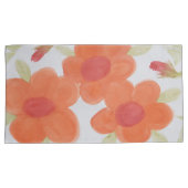 Blumenstreifen Kissenbezug (Vorderseite-Rechts)