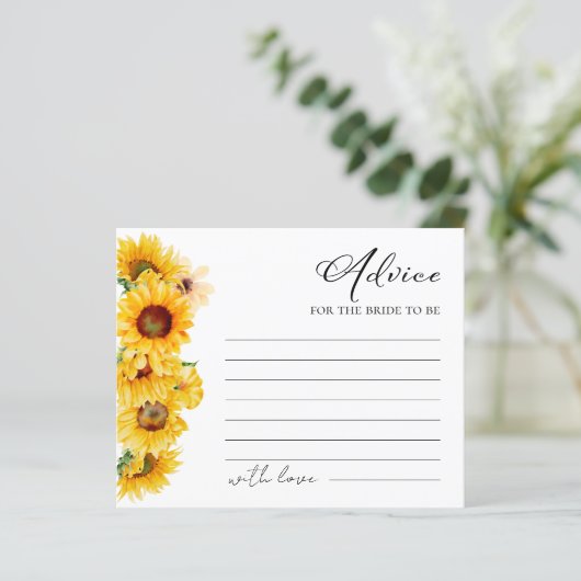 Blumenstürze Blumenberater Karten für das Brautpar (Stehend Vorderseite)