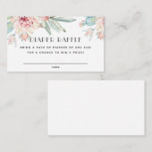 Blumensukkulent. Kinderduschmaschine Windelpreisfa Begleitkarte (Vorne/Hinten)