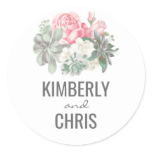 Blumensukkulente Hochzeit von Bouquet und Rosen