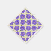 Blumensüß-Blauer Garten Blume für alle Farbbereich Serviette (Ecke)