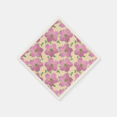 Blumensüß-Rosa-Gartengarten-Blume aller Farben Serviette (Ecke)