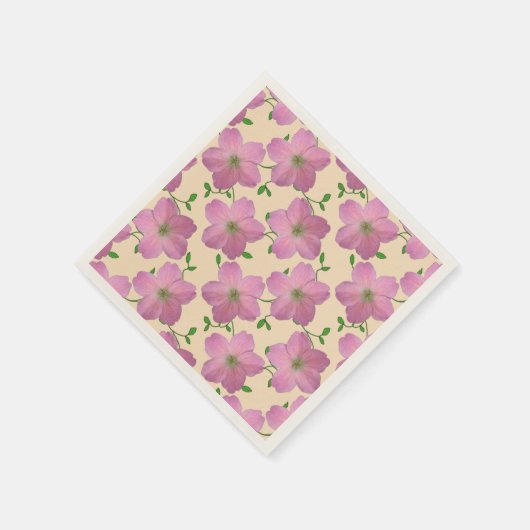 Blumensüß-Rosa-Gartengarten-Blume aller Farben Serviette (Ecke)