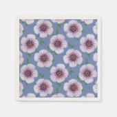 Blumensüße Lila-Gartenfarben-Blume Serviette (Vorderseite)