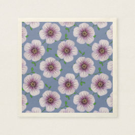 Blumensüße Lila-Gartenfarben-Blume Serviette