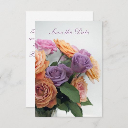 Blumensüße Save The Date (Vorne/Hinten)
