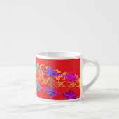Blumensymbole rot espressotasse (Rechts)
