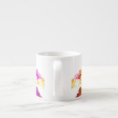 Blumensymbole weiß espressotasse (Rückseite)