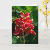 Blumensympathie-Karte Karte (Gelbe Blume)