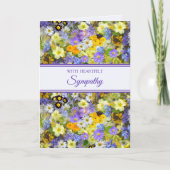 Blumensympathie-Karte Karte (Vorderseite)