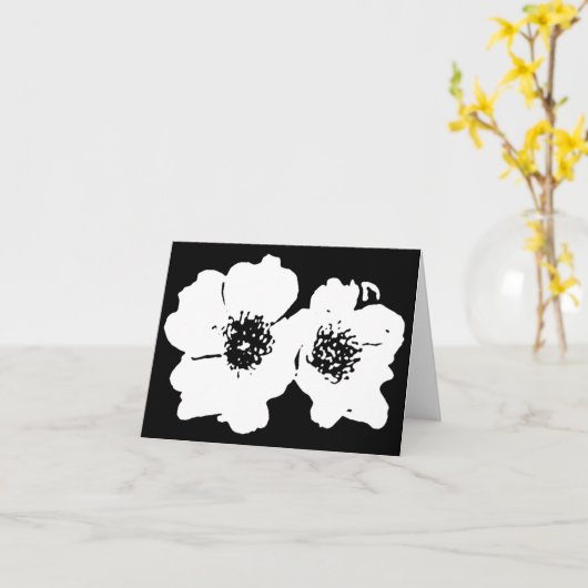 Blumensympathie-Karte Karte (Gelbe Blume)