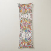 BlumenSymphonie Vibrant Mehrfarbiger Garten Seitenschläferkissen (Rückseite (Vertikal))