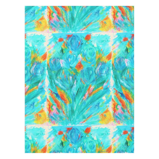 Blumentablette Tischdecke (Vorderseite)