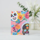 Blumentag der Toten Freude Postkarte (Stehend Vorderseite)