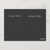 Blumentag der Toten Freude Postkarte (Rückseite)