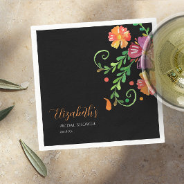 Blumentag des Toten Brautparty Serviette