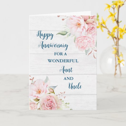 Blumentante und Onkel Karte (Gelbe Blume)