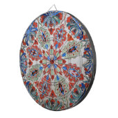 Blumentapestry Dart Board Dartscheibe (Vorderseite rechts)