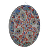 Blumentapestry Dart Board Dartscheibe (Vorderseite Links)
