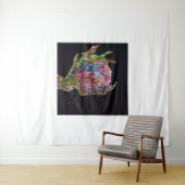 Blumentapestwork Wandteppich (Beispiel (Horizontal))