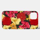 Blumentapete im Aquarellstil Case-Mate iPhone Hülle (Rückseite (Horizontal))