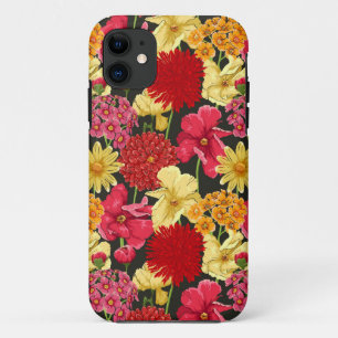 Blumentapete in der Aquarellart Case-Mate iPhone Hülle