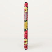 Blumentapete in der Aquarellart Case-Mate iPhone Hülle (Hinten/Rechts)