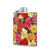 Blumentapete in der Aquarellart Flachmann (Links)