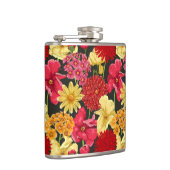 Blumentapete in der Aquarellart Flachmann (Rechts)