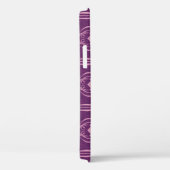 Blumentapete Rosa Violettdesign Case-Mate iPhone Hülle (Rückseite / Rechts)