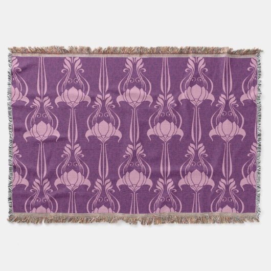 Blumentapete Rosa Violettdesign Decke (Vorderseite)