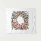 Blumentapeten Wandteppich (Vorderseite (Horizontal))