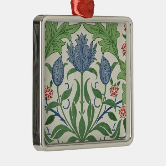 Blumentapetenentwurf Ornament Aus Metall (Rechts)