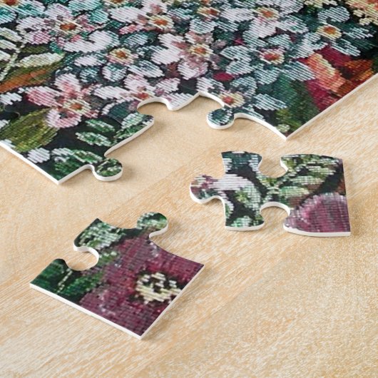 Blumentapisserie Puzzle (Seite)