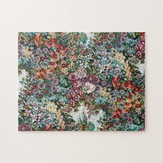 Blumentapisserie Puzzle (Horizontal)